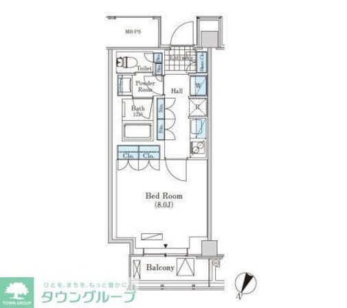 メルクマール京王笹塚レジデンスの物件間取画像